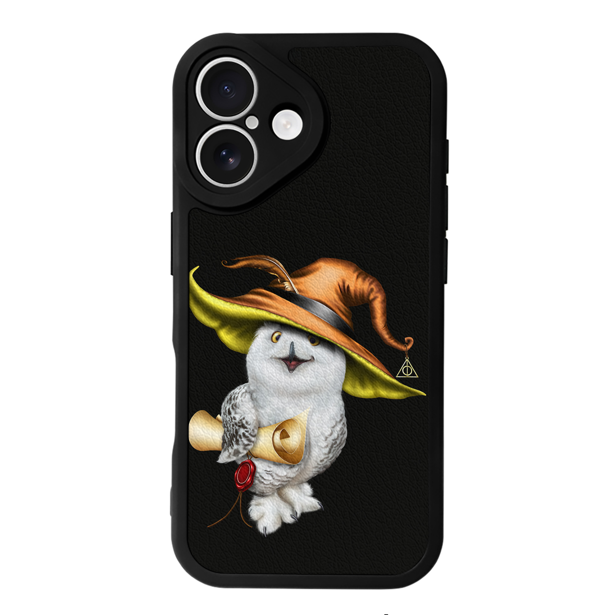 （画像用） Harry Potter ハリー・ポッターシリーズ 【iPhone 16シリーズ対応】シリコンスマホケース（レザー調） 材質：シリコン